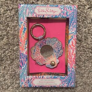NWT Lilly Pulitzer GPS Tag Holder in Splashdance